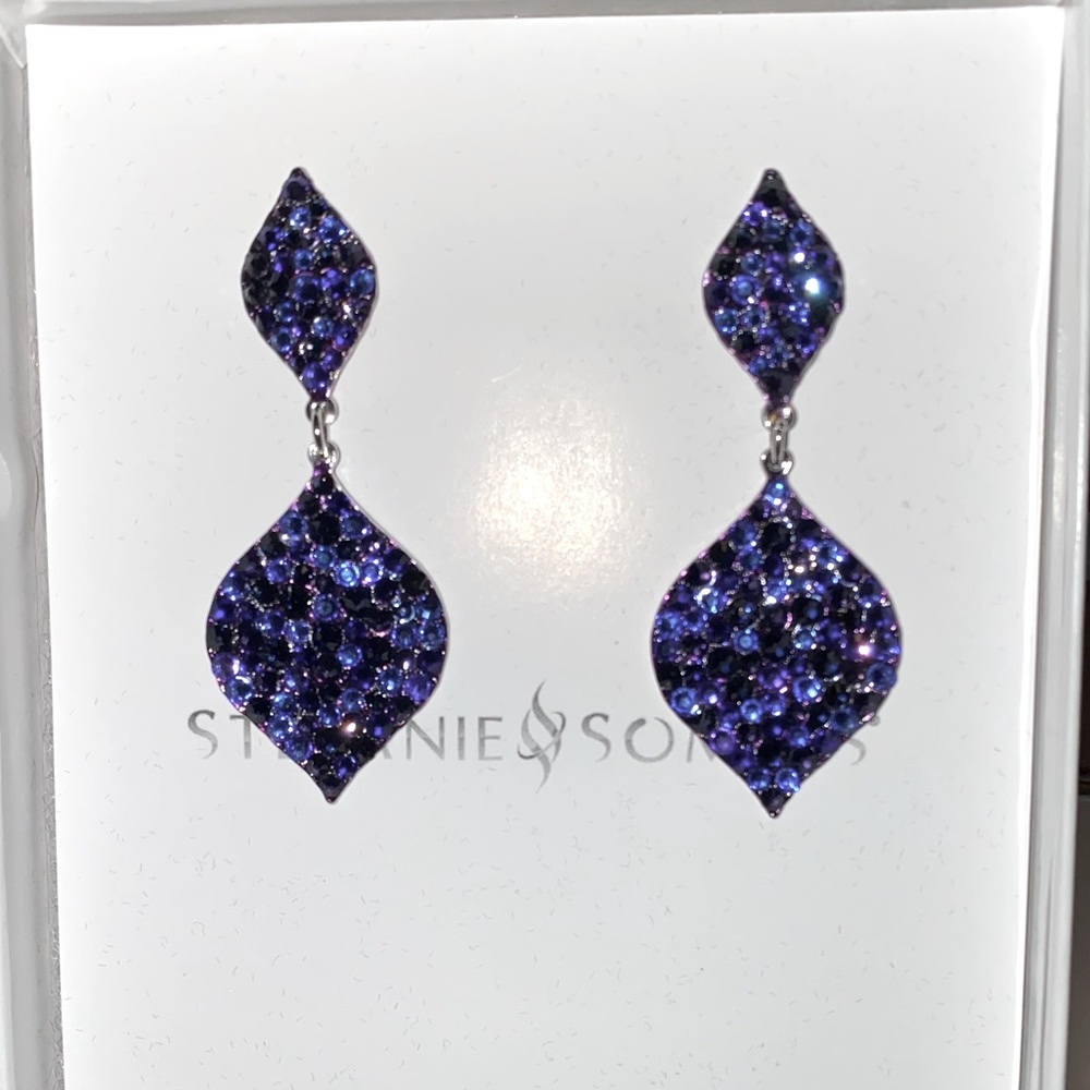 Stefanie Somers Swarovski earrings